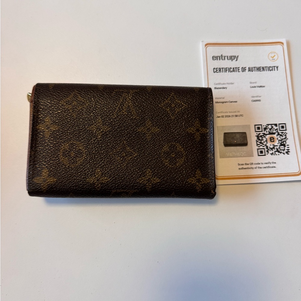 Louis Vuitton Monogram Canvas Brown and Tan Continental Wallet - Picture 5 of 10